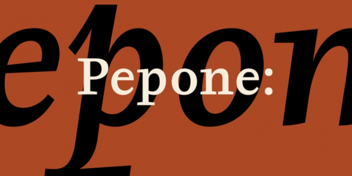 Pepone Font Download