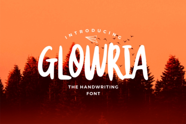 Glowria Font Download