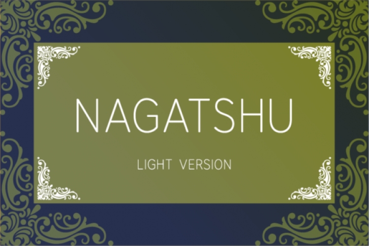 Nagatshu Light Font Download