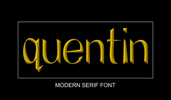 Quentin Font Download