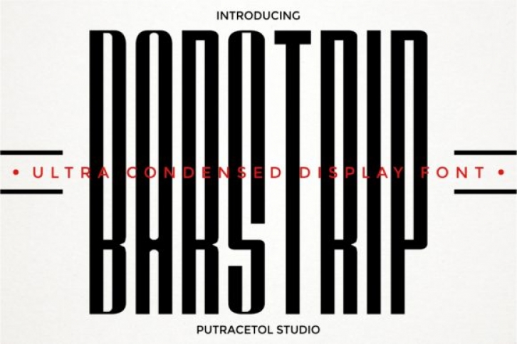 Barstrip Font Download