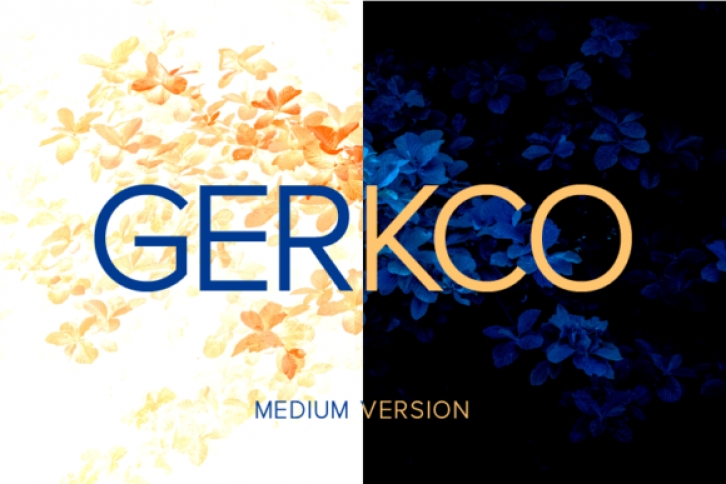 Gerkco Medium Font Download