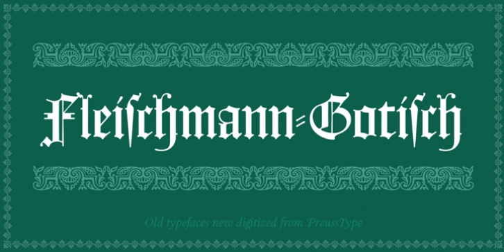 Fleischmann Gotisch PT Font Download