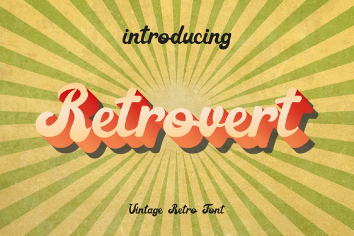 Retrovert Font Download