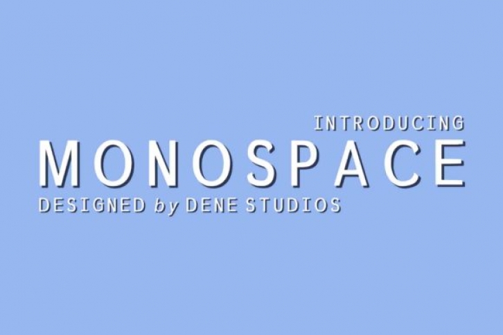 Monospace Font Download