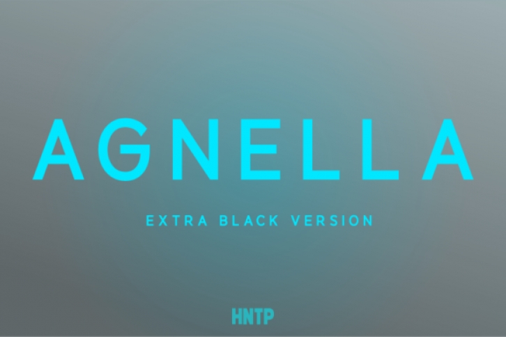 Agnella Extra Black Font Download
