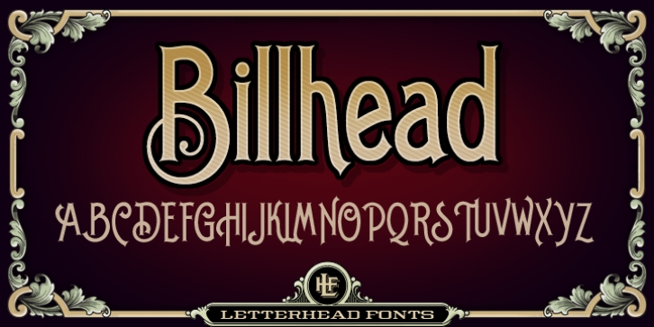 LHF Billhead Font Download