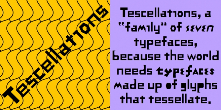 Tescellations Font Download