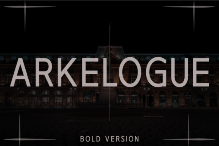 Arkelogue Bold Font Download
