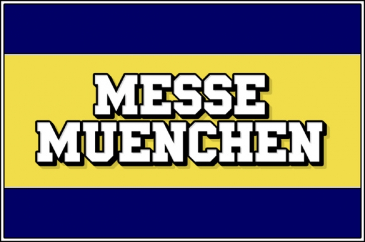 Messe Muenchen Font Download