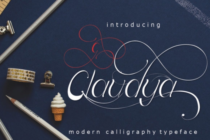 Claudya Font Download