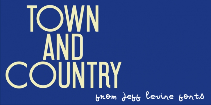 Town And Country JNL Font Download