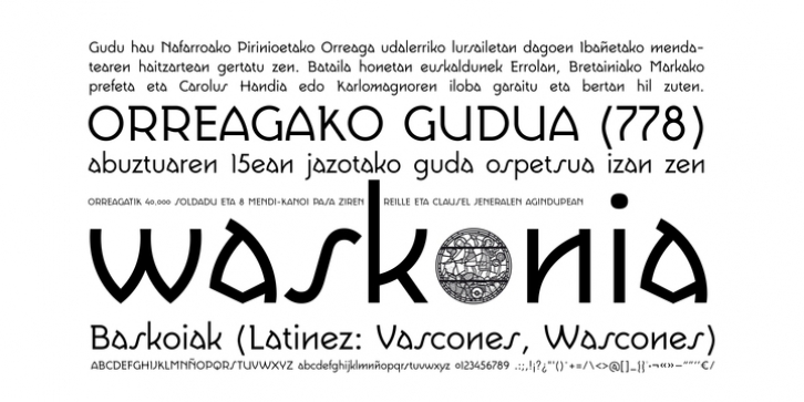 Waskonia Font Download