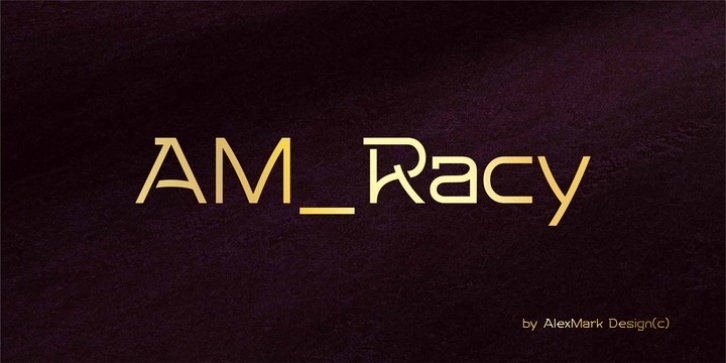 AM Racy Font Download