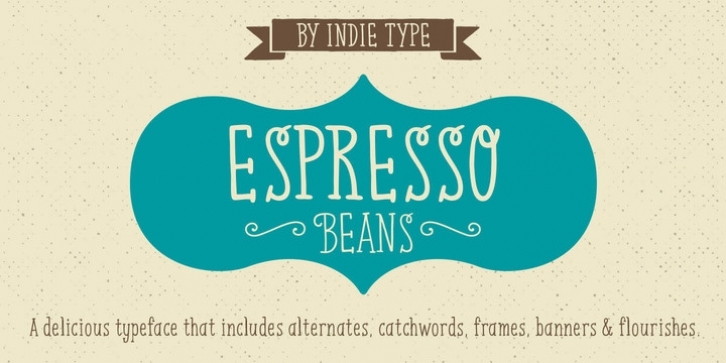 Espresso Beans Font Download