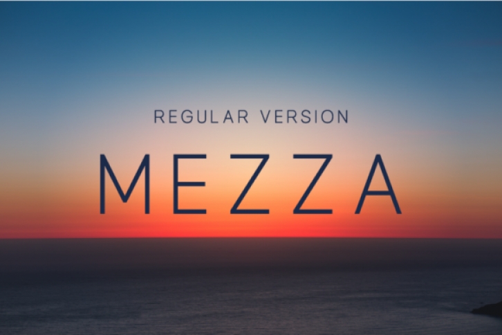 Mezza Font Download
