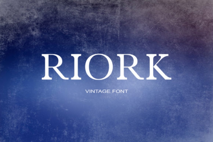 Riork Font Download