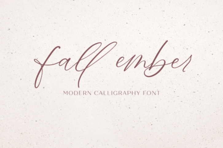 Fall Ember Font Download