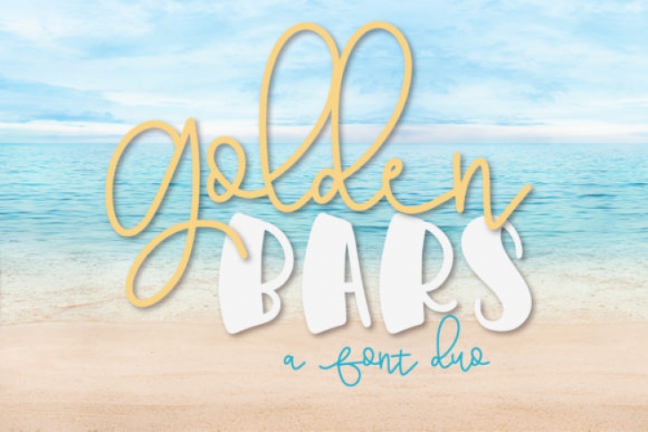 Golden Bars Font Download