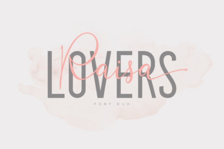 Raisa Lovers Duo Font Download