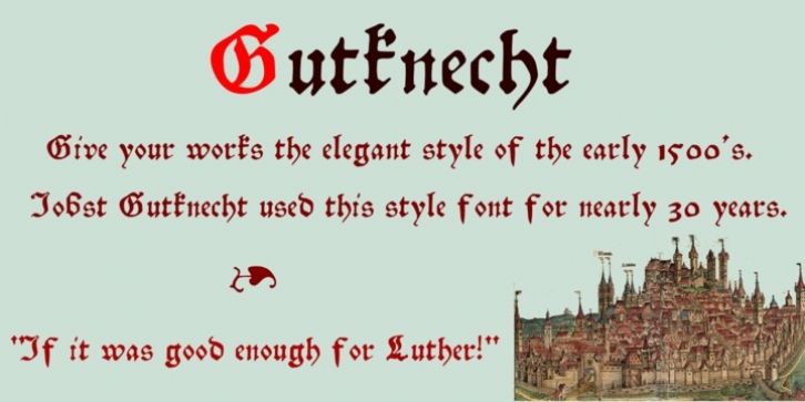 Gutknecht Font Download