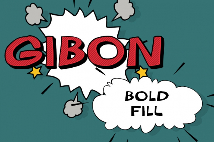 Gibon Bold Fill Font Download