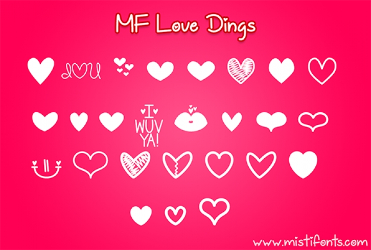 MF Love Dings Font Download