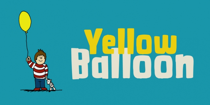 Yellow Balloon Font Download