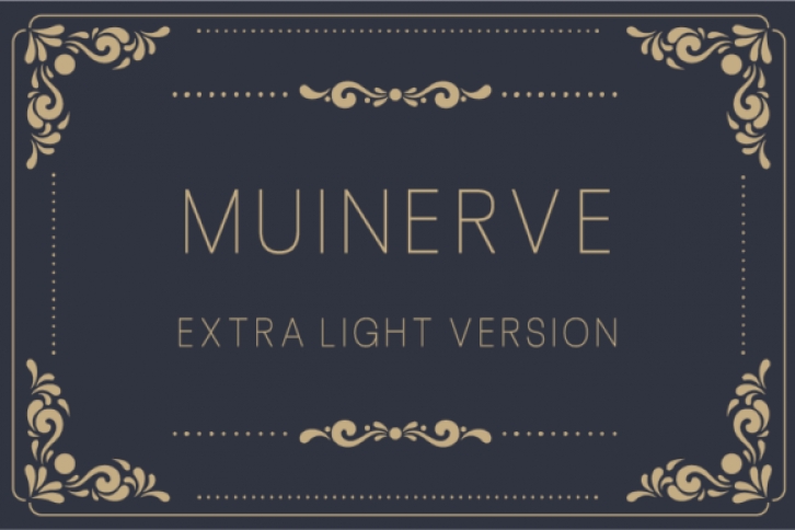 Muinerve Extra Light Font Download
