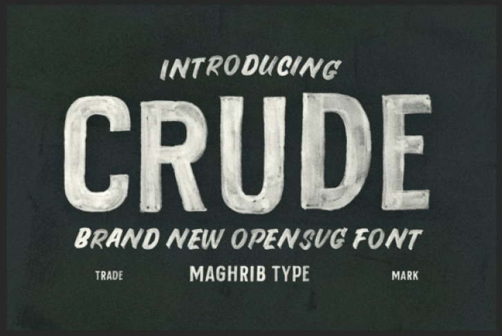 Crude Font Download