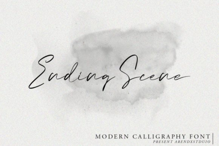 Ending Scene Font Download