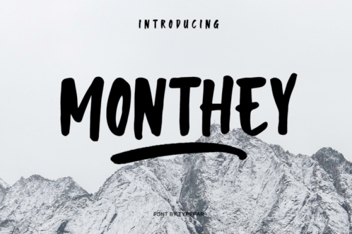 Monthey Font Download