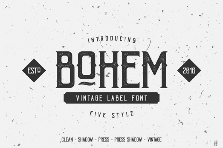 Bohem Typeface Font Download
