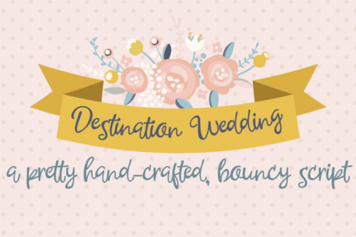 Destination Wedding Font Download