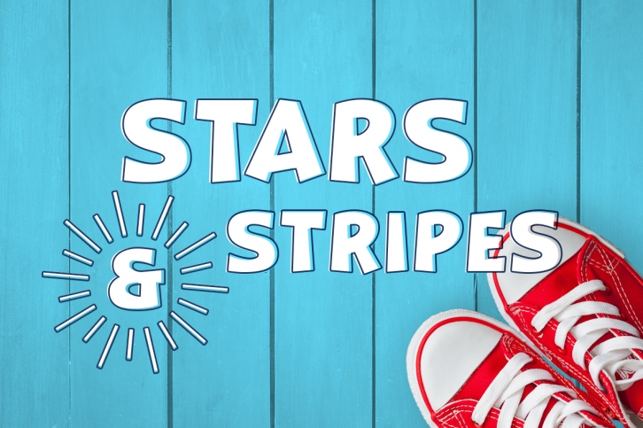 Stars & Stripes Font Download