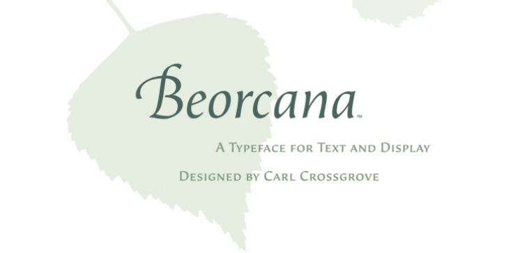 Beorcana Std Font Download