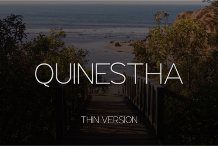 Quinestha Thin Font Download