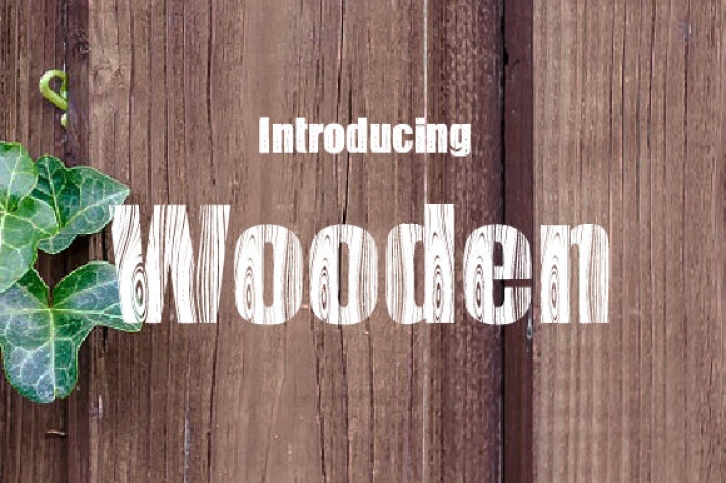 Wooden Font Download