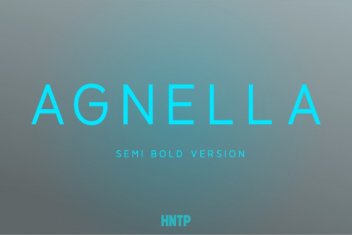 Agnella Semi-Bold Font Download