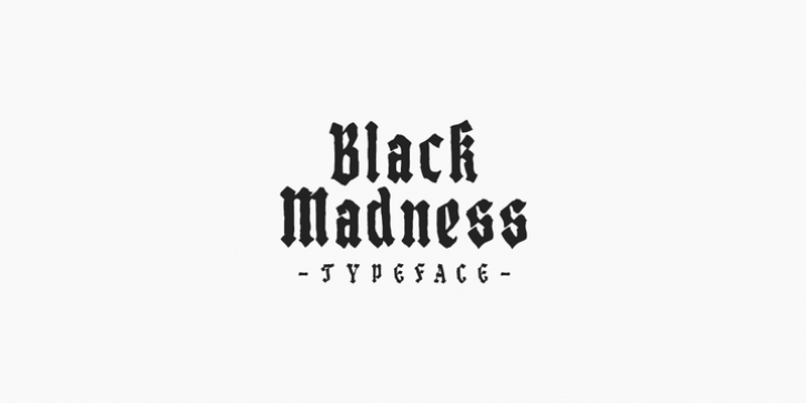 Black Madness Font Download