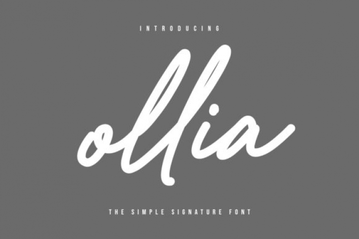 Ollia Font Download