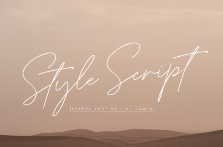 Style Script Font Download
