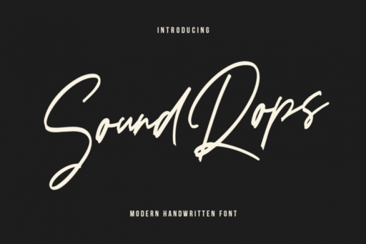 Soundrops Font Download