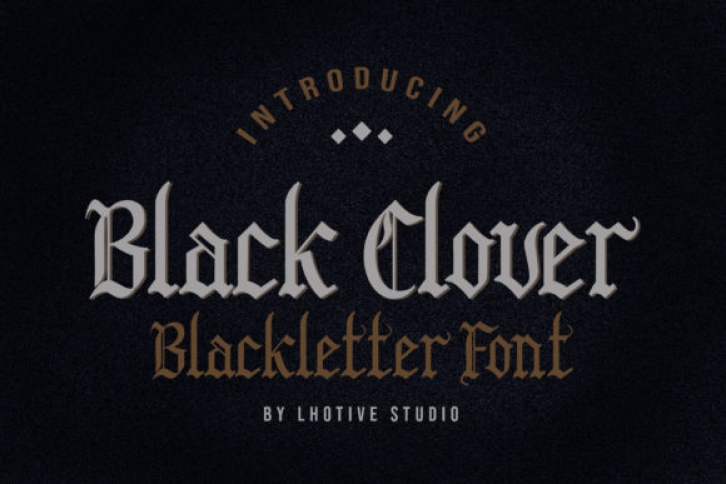 Black Clover Font Download