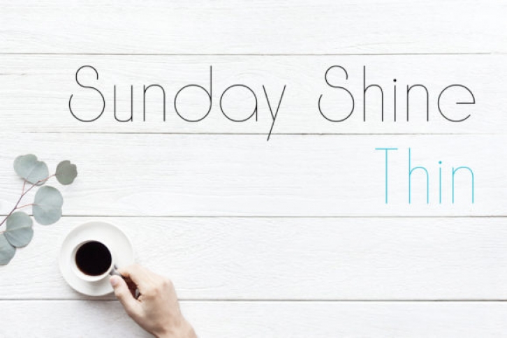 Sunday Shine Thin Font Download