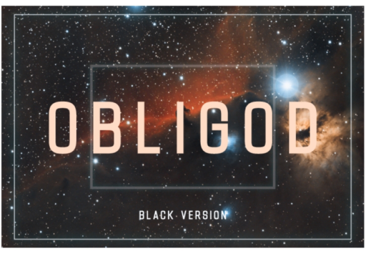 Obligod Black Font Download