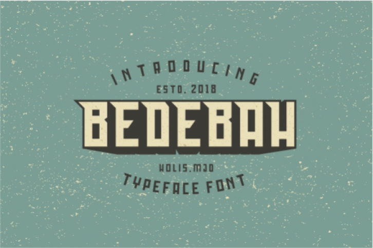 Bedebah Font Download