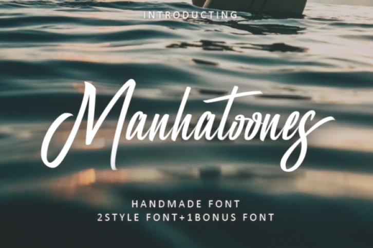 Manhatoone Script Font Download