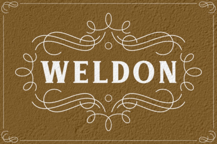 Weldon Font Download