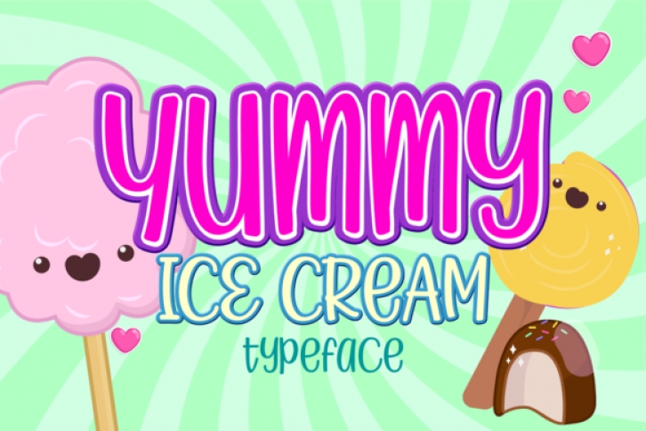 Yummy Ice Cream Font Download